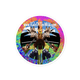 Peace and Music Bubble-free stickers